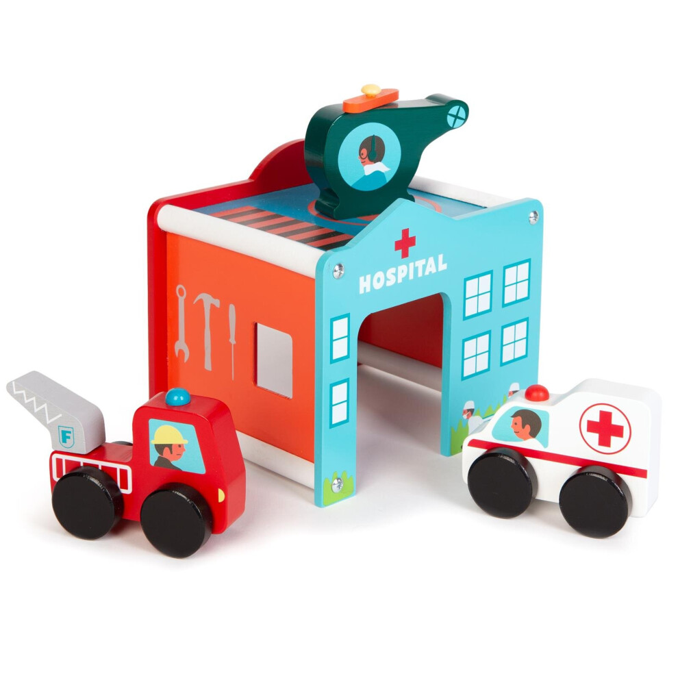 boppi Wooden Emergency Centre Set