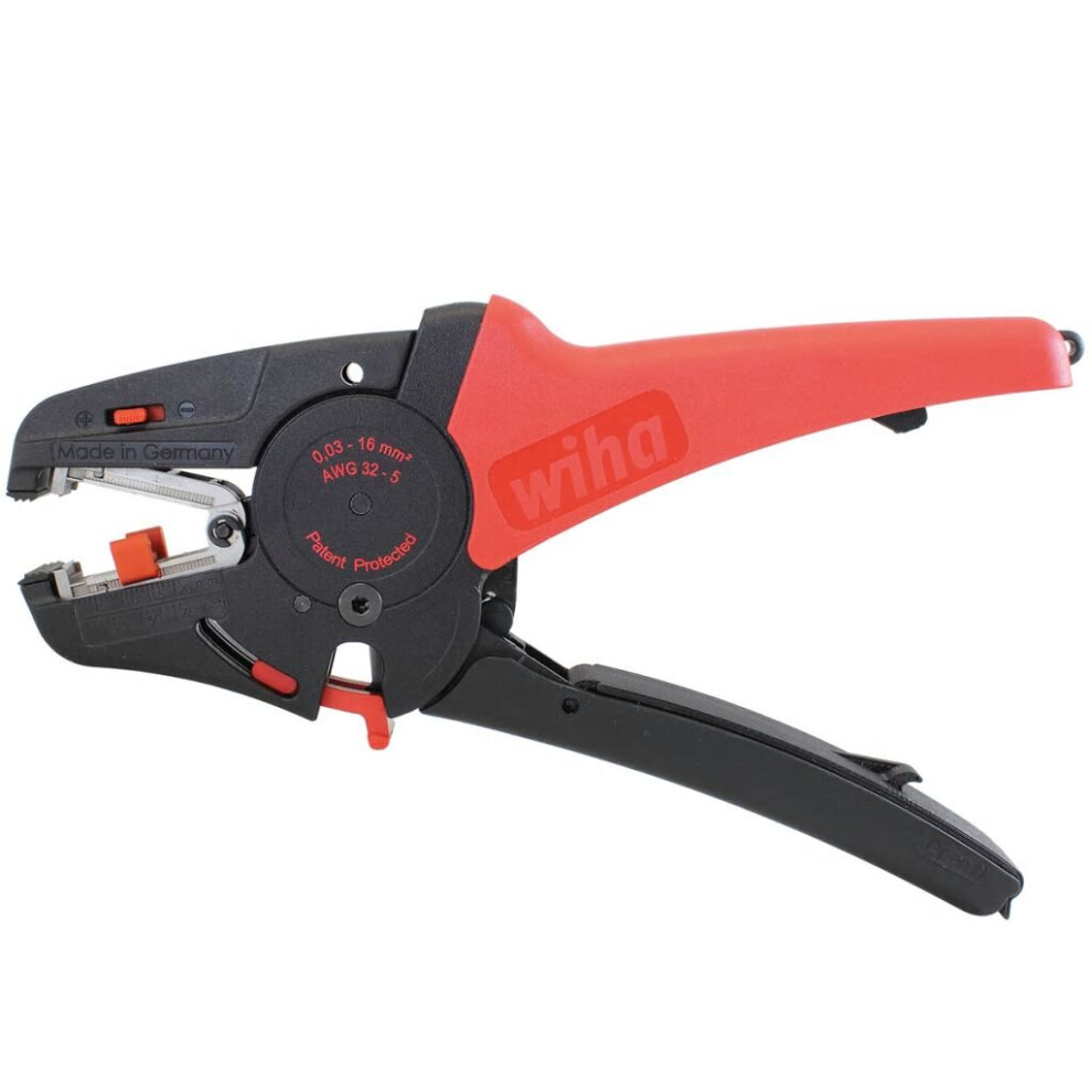 Wiha Automatic Wire Strippers Cable Cutters Crimping Hand Tool 16 mm² 42062