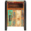 VidaXL vidaXL Bedside Cabinet Solid Reclaimed Wood Home Side Table Storage Nightstand 3