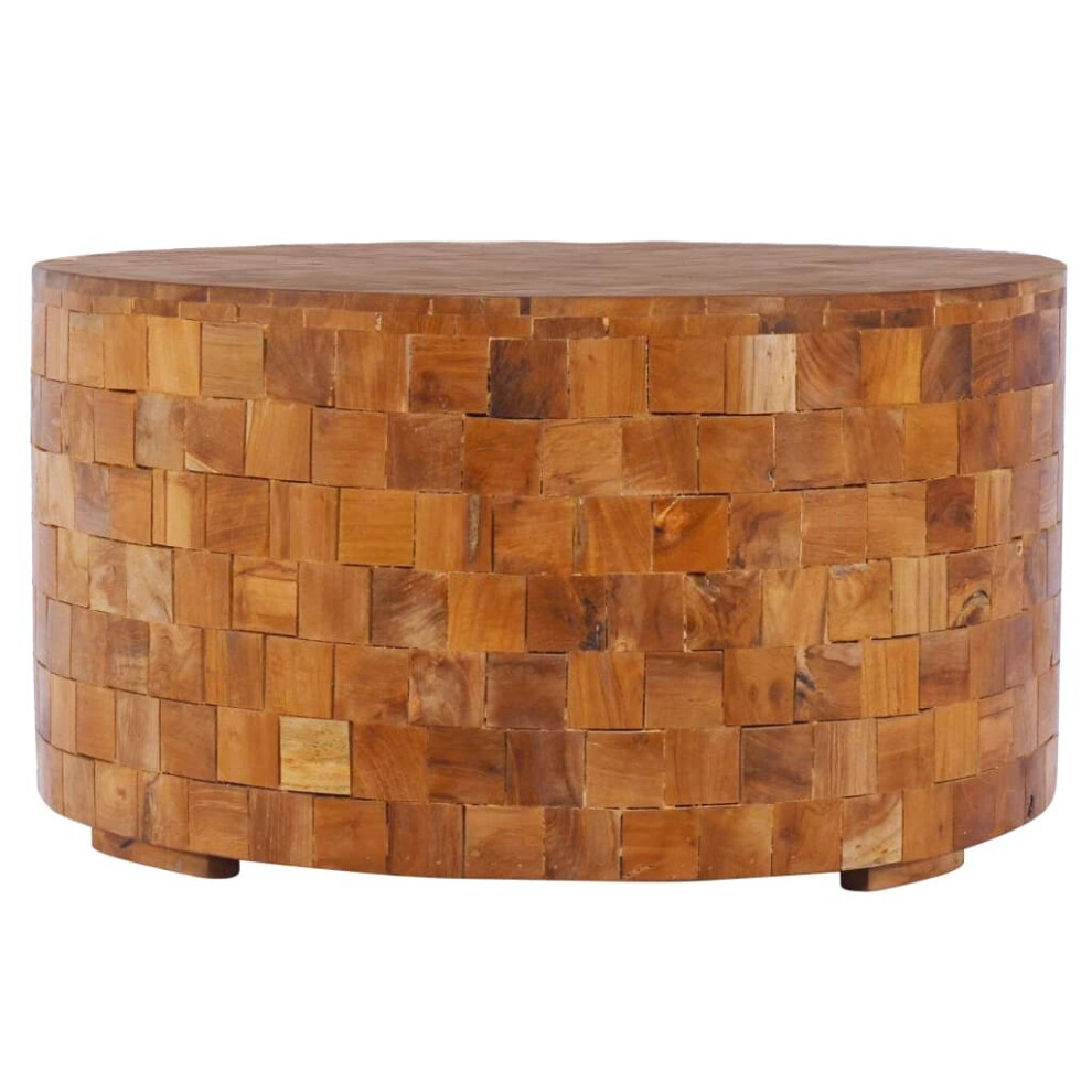 Vidaxl Solid Teak Wood Coffee Table Telephone Table Living Room Furniture