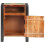 VidaXL vidaXL Bedside Cabinet Solid Reclaimed Wood Home Side Table Storage Nightstand 4