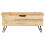 VidaXL vidaXL Solid Mango Wood Chest Home Storage Trunk Box Case Hall Bench Cabinet 4