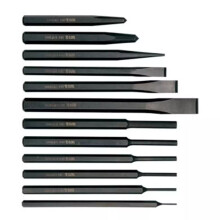 YATO 12 Piece Chisel and Punch Set Hardened Tempered Garage Tool CrV YT-4714