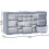 VidaXL vidaXL Multi-drawer Organiser with 22 Drawers Tool Box Storage Cabinet Unit 9