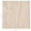 VidaXL vidaXL 55x Self-adhesive Flooring Planks PVC 5.11 m² Light Brown Bathroom 11