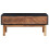 VidaXL vidaXL Solid Acacia Wood Coffee Table MDF Side Telephone Table Living Room 3