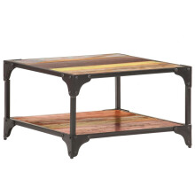 vidaXL Coffee Table Solid Reclaimed Wood Wooden Accent Couch Side Sofa Table