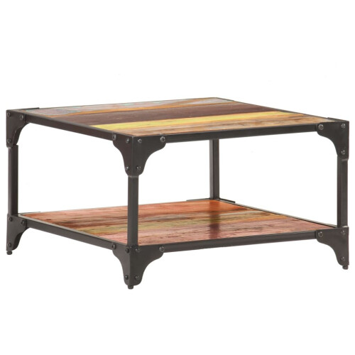 VidaXL vidaXL Coffee Table Solid Reclaimed Wood Wooden Accent Couch Side Sofa Table