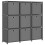 VidaXL vidaXL 9-Cube Display Shelf with Boxes - Grey Fabric Storage Organizer Unit, 103 x 30 x 107.5 cm (Code 322613) 1