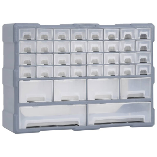 VidaXL vidaXL Multi-drawer Organiser with 38 Drawers Tool Box Storage Cabinet Unit