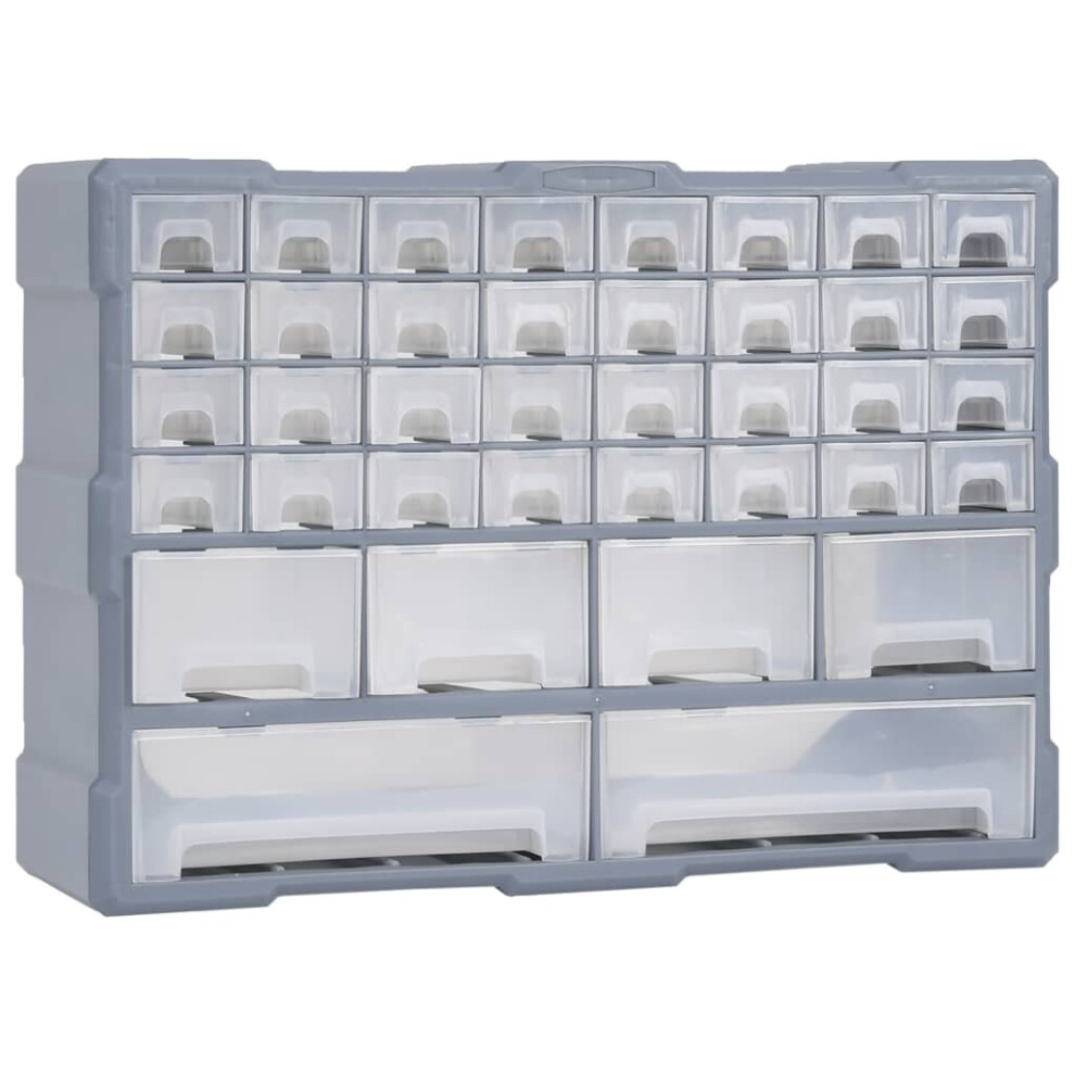 vidaXL Multi-drawer Organiser with 40 Drawers Tool Box Storage Cabinet Unit