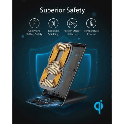 Anker Anker Wireless Charger, PowerWave Stand, Qi-Certified 2