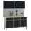 VidaXL vidaXL Workbench with Four Wall Panels and Two Cabinets Work Table Workstation 1