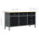 VidaXL vidaXL Workbench with Four Wall Panels and Two Cabinets Work Table Workstation 6