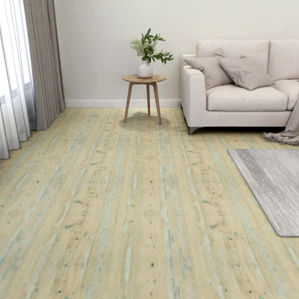 vidaXL 55x Self-adhesive Flooring Planks PVC 5.11 m² Light Brown Floor Tile