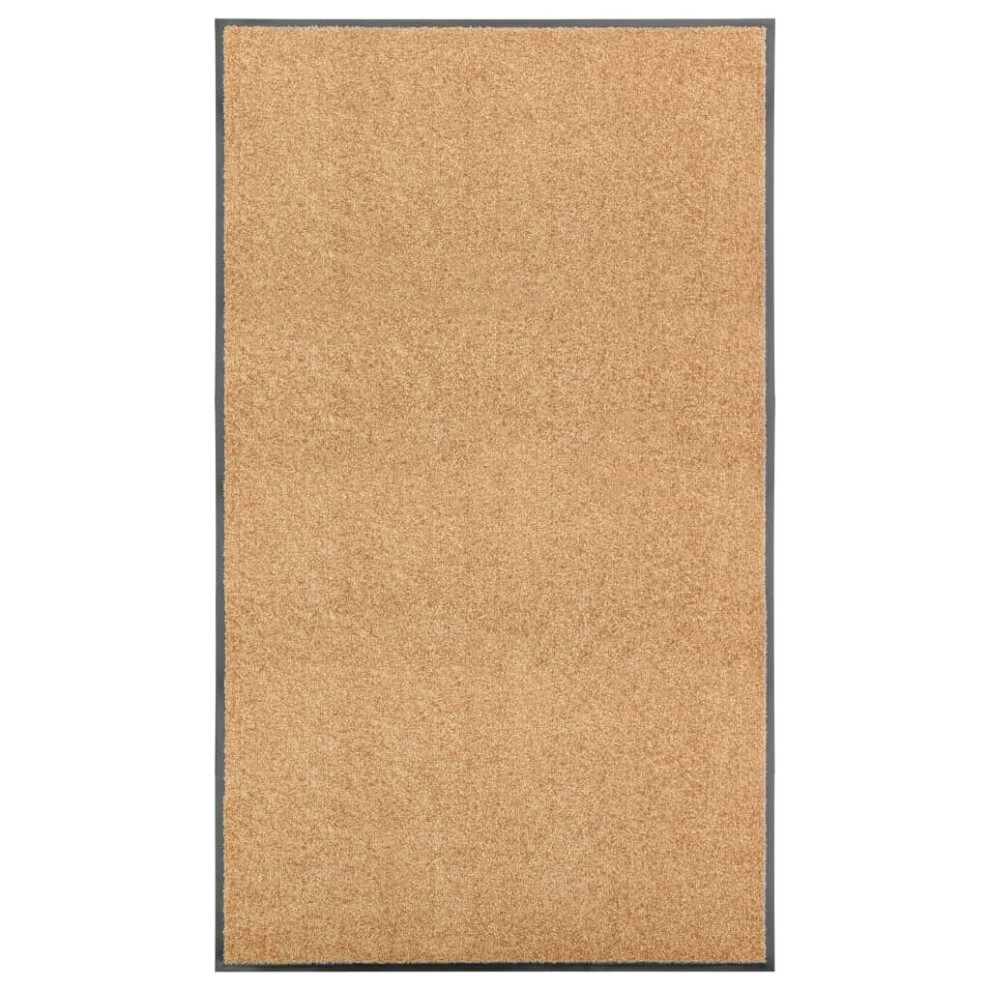 Vidaxl Doormat Washable Home Garden Barrier Entrance Rug For Front Door Cream