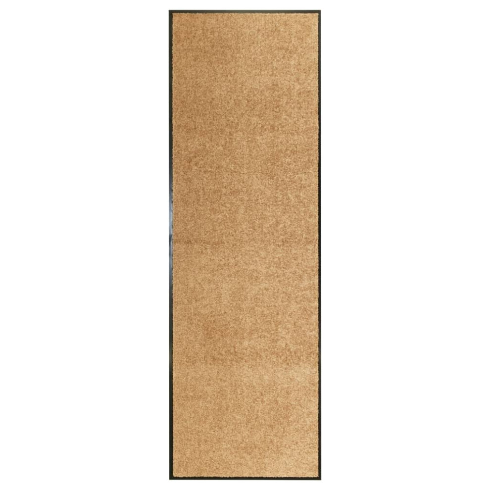 Vidaxl Doormat Washable Home Garden Barrier Entrance Rug For Front Door Cream