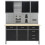 VidaXL vidaXL Workbench with Four Wall Panels and Two Cabinets Work Table Workstation 3