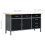 VidaXL vidaXL Workbench with Four Wall Panels and Two Cabinets Work Table Workstation 7