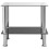 VidaXL vidaXL Side Table Transparent Tempered Glass Coffee Sofa Accent Console Desk 2