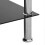 VidaXL vidaXL Side Table Transparent Tempered Glass Coffee Sofa Accent Console Desk 4