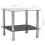 VidaXL vidaXL Side Table Transparent Tempered Glass Coffee Sofa Accent Console Desk 6