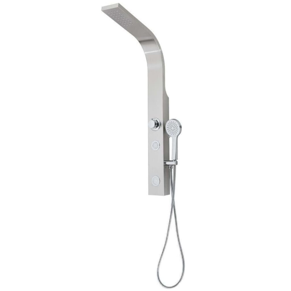 SCHÃTTE Shower Panel SANSIBAR Stainless Steel Shower System Tower Bath Jet-image-OPC-P6GK7WS-NEW