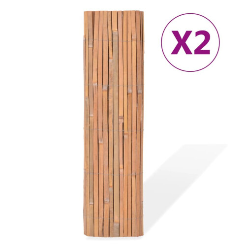 VidaXL vidaXL Bambuszäune 2 Stk. 100x400 cm 1