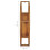 VidaXL vidaXL Solid Teak Wood Yin Yang Wall Shelf Wooden Ledge Floating Display Rack 8