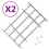 VidaXL vidaXL 2x Adjustable Security Grilles for Windows 1000-1500 mm Home Protection 1