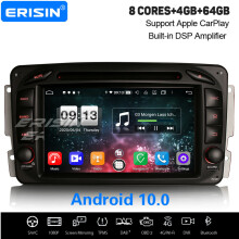 8-Core Android 10.0 DSP Car Stereo Mercedes Benz C/G/CLK Class W203 Viano Vito CarPlay DAB+ GPS