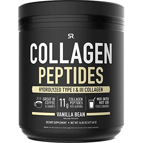Sports Research, Κολάγην Πεπτιδίων, Βανίλια, 1,06 lb (480 g)