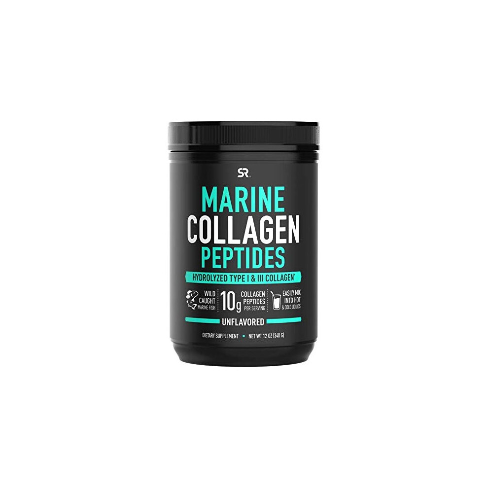 Sports Research Premium Marine Collagen Peptides (12Oz)