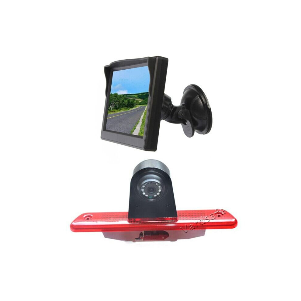 Reverse Camera & Suction Cup Rear View Monitor For Citroen Jumpy / Peugeot Expert / Fiat Scudo / Toyota Proace (2007-2016) 788397175975