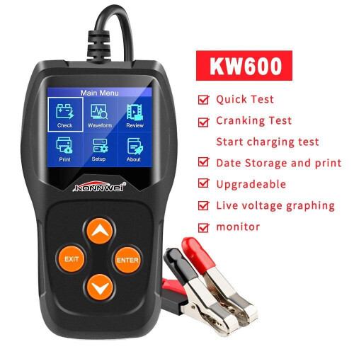 Car Battery Tester Auto Battery Load Analyzer Cranking Charging System 2