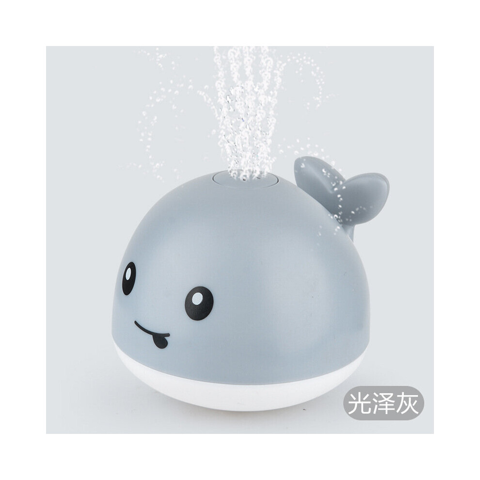 (Little whale grey) Bath Toys 2 in 1 Electric Induction Whale Bath Toy Water Spray Toy