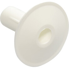 (Single - 20pcs, White) Viewi Single White Grommet Feed Thru Wall Bushing for Coax Cable RG6 RG59