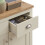 Timber Art Design UK Lisbon Compact 2 Doors 2 Drawer Sideboard Storage Cupboard Cream Oak 4