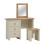 Timber Art Design UK Lisbon Dressing Table 3 Drawer Set Cream Makeup Desk Stool Mirror 2