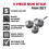 Tower Tower T900110 Precision 5 Piece Non-Stick Pan Set, Black 2