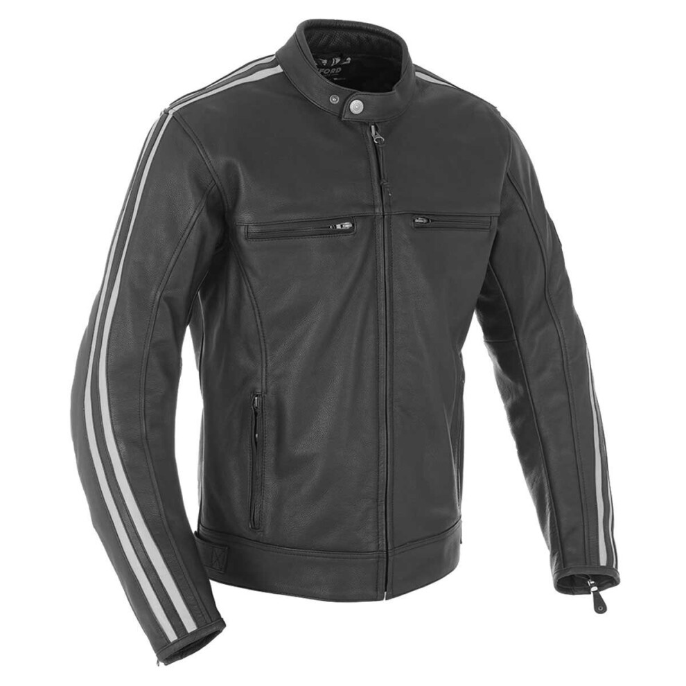 (S) Oxford Bladon Leather Jacket Black-image-OPC-P6GP8QH-NEW