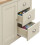 Timber Art Design UK Lisbon 1 Door 3 Drawer Storage Cabinet Sideboard Cream 3