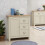 Timber Art Design UK Lisbon 1 Door 3 Drawer Storage Cabinet Sideboard Cream 2