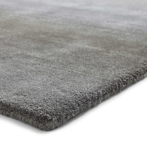 Think Rugs (120x170cm) Modern Elements EL2267 Stripe Hand Made Wool Rugs in Grey Abstract Soft Mats 2