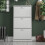 Vida Designs (White) 3 Drawer Shoe Cabinet Pull Out Hallway Storage 4
