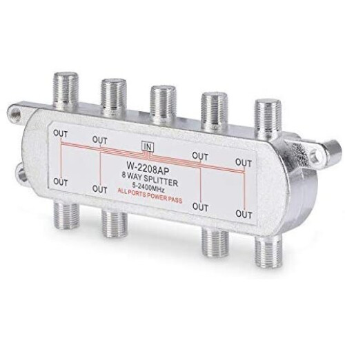 (8 Way) Viewi Multi Way Cable TV Splitter