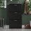 Vida Designs (Black) 3 Drawer Shoe Cabinet Pull Out Hallway Storage 4