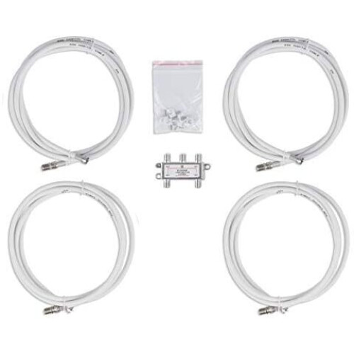 (4 Way) Viewi Multi Way Cable TV Splitter 2