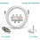 (4 Way) Viewi Multi Way Cable TV Splitter 2