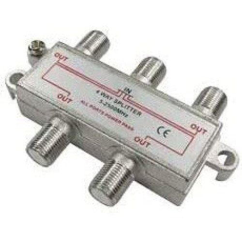(4 Way) Viewi Multi Way Cable TV Splitter